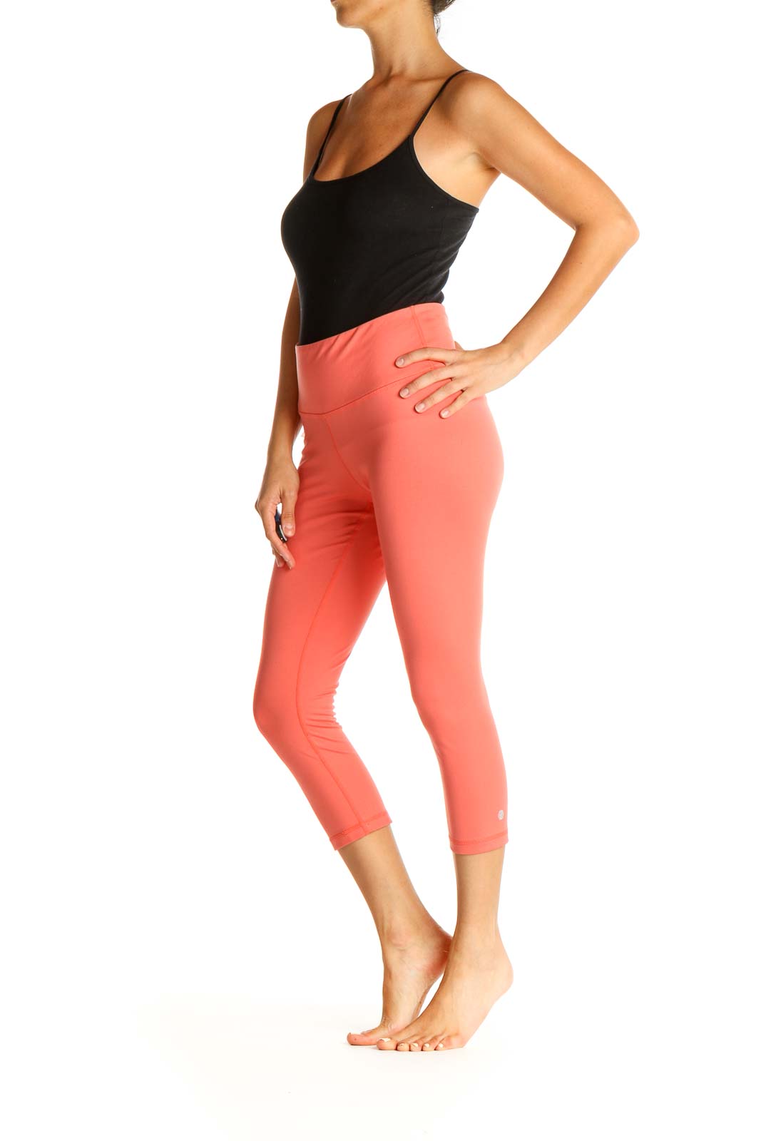 Pink Solid All Day Wear Leggings