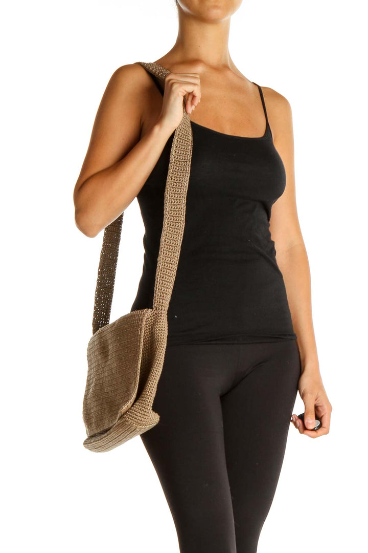 Beige Crossbody Bag