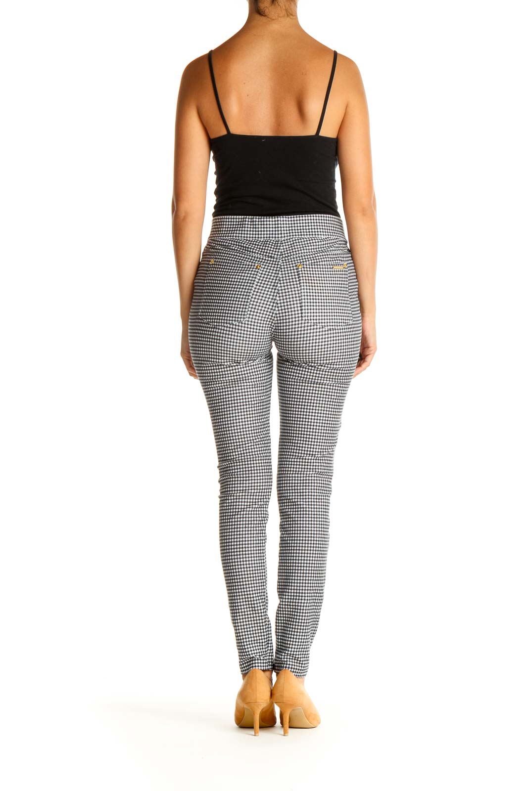 Gray Houndstooth All Day Wear Leggings