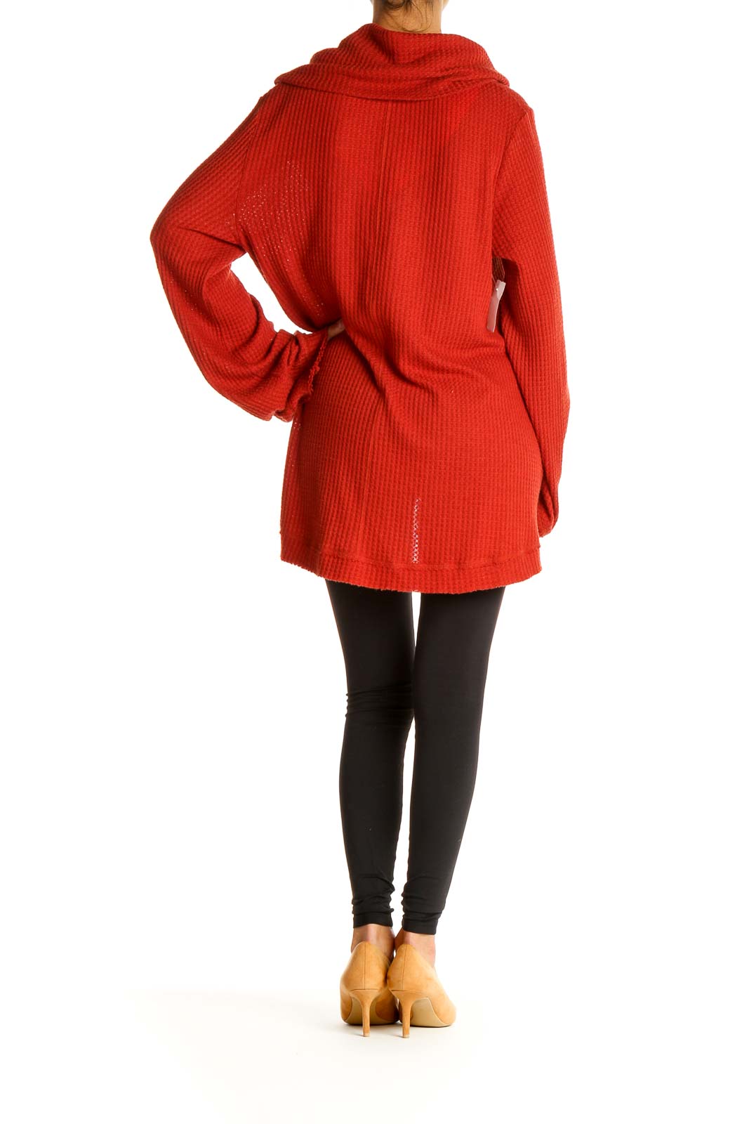 Red Solid Classic Sweater