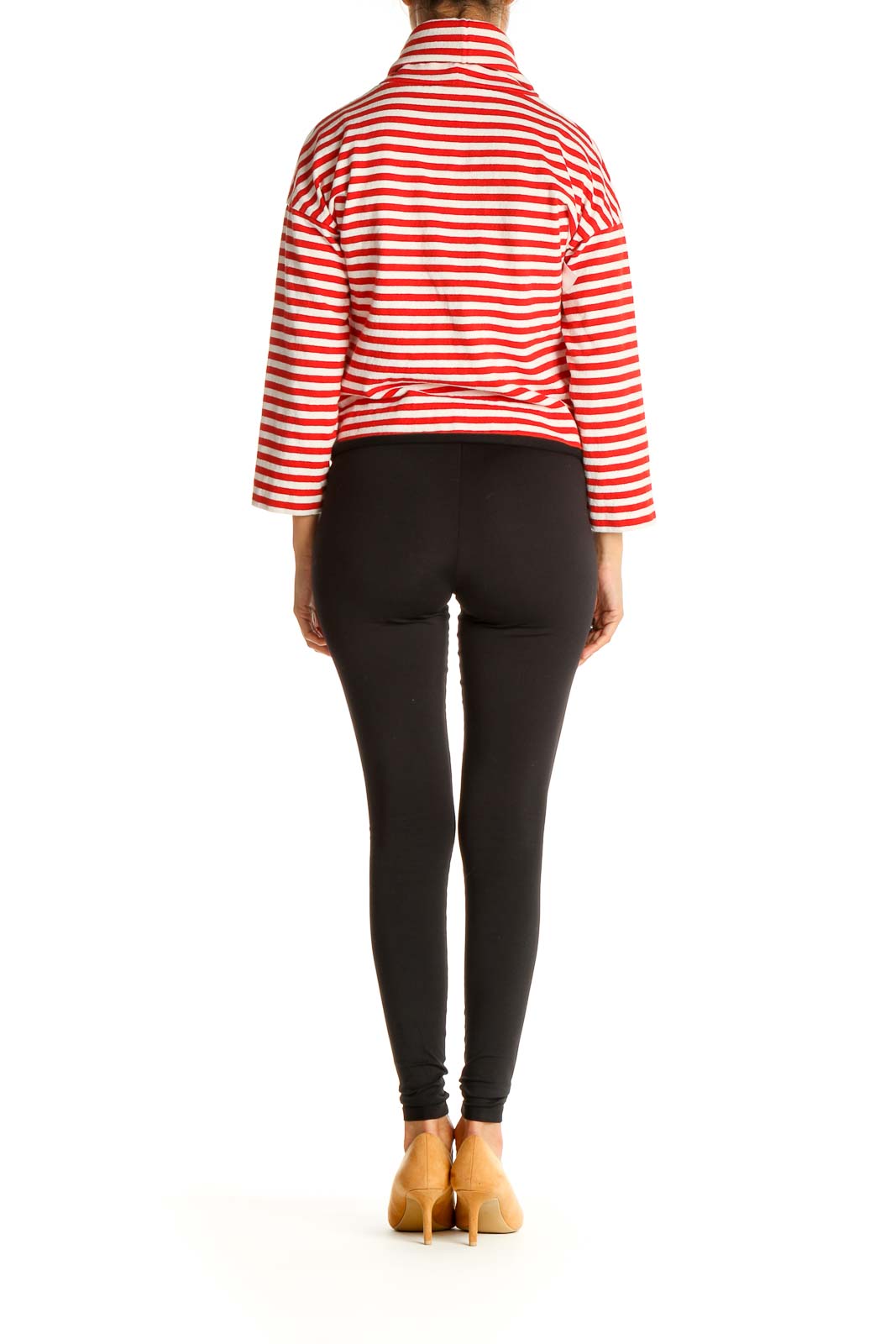 Red Striped Sweatshirt