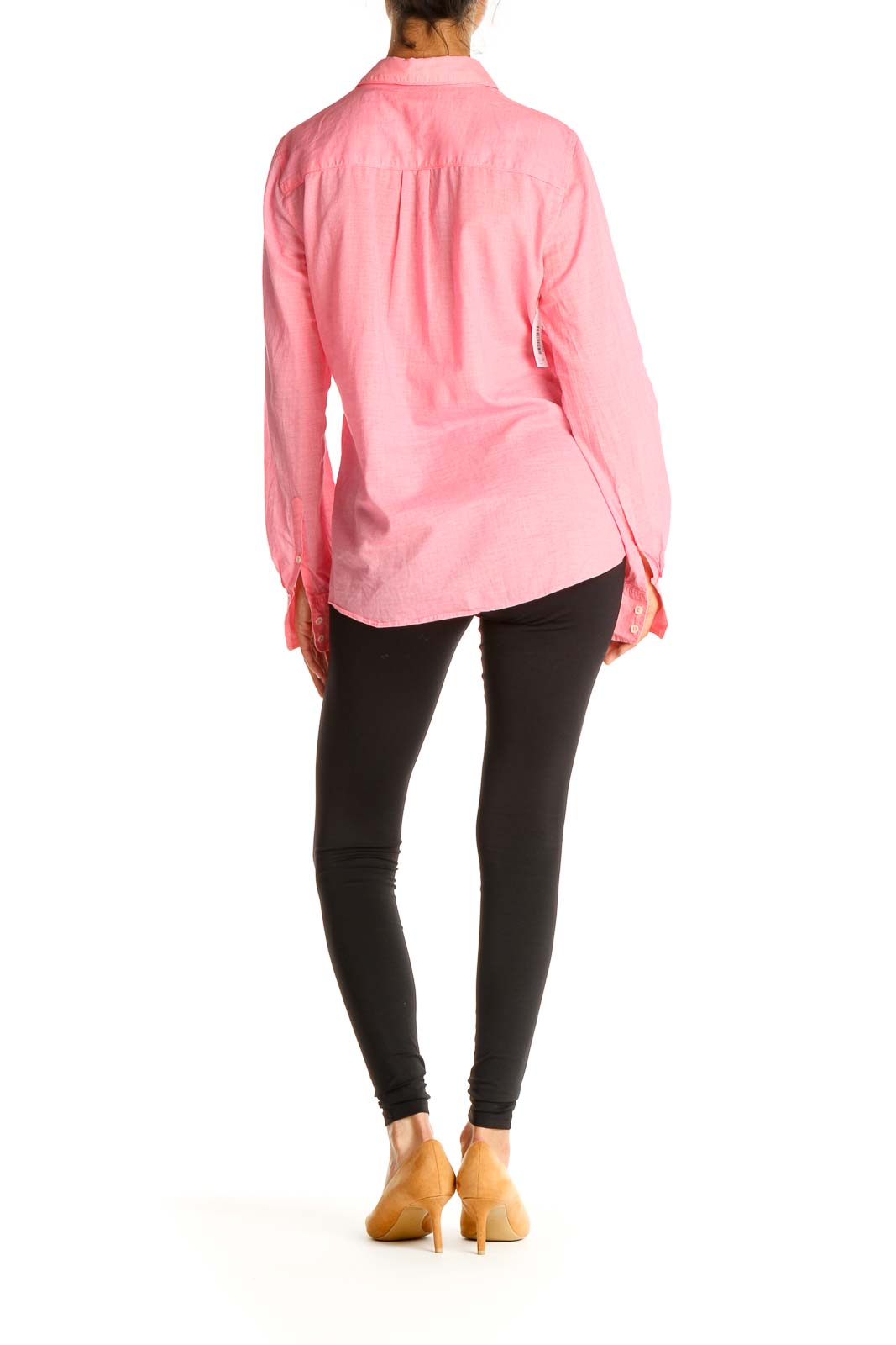 Pink Solid Formal Shirt