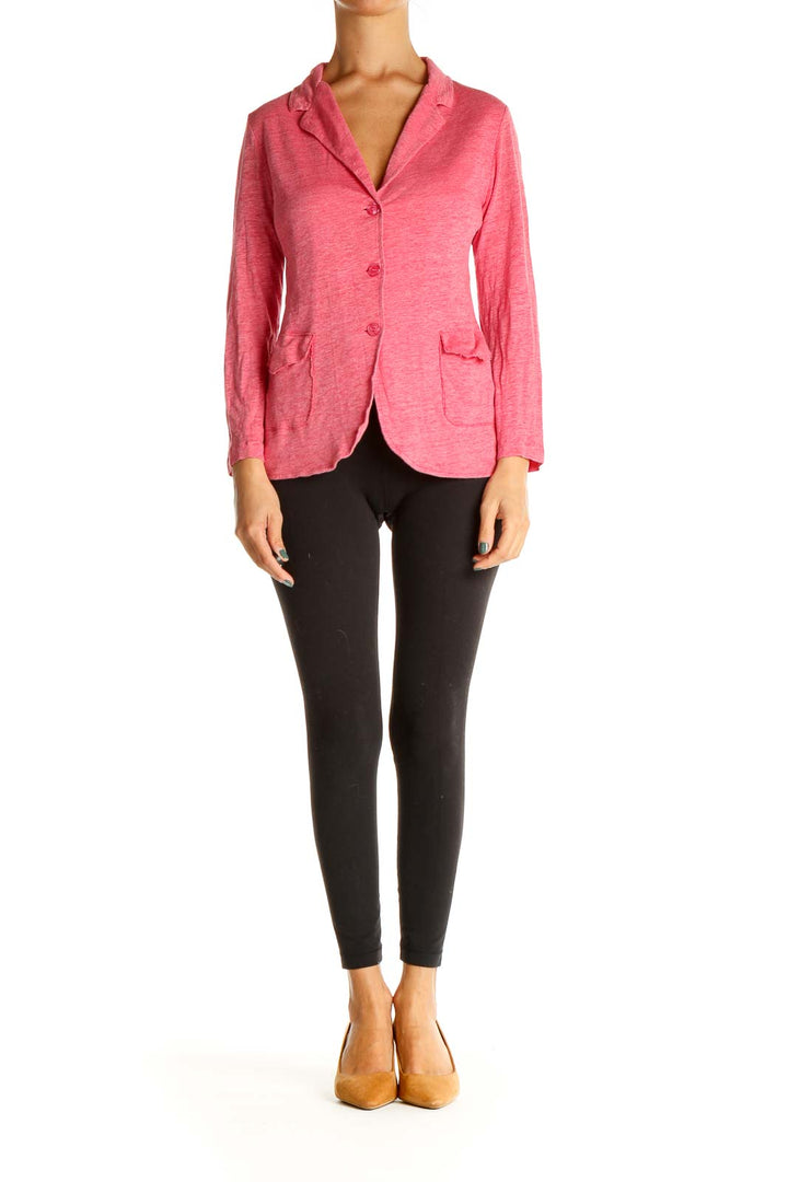 Pink Solid All Day Wear Shirt