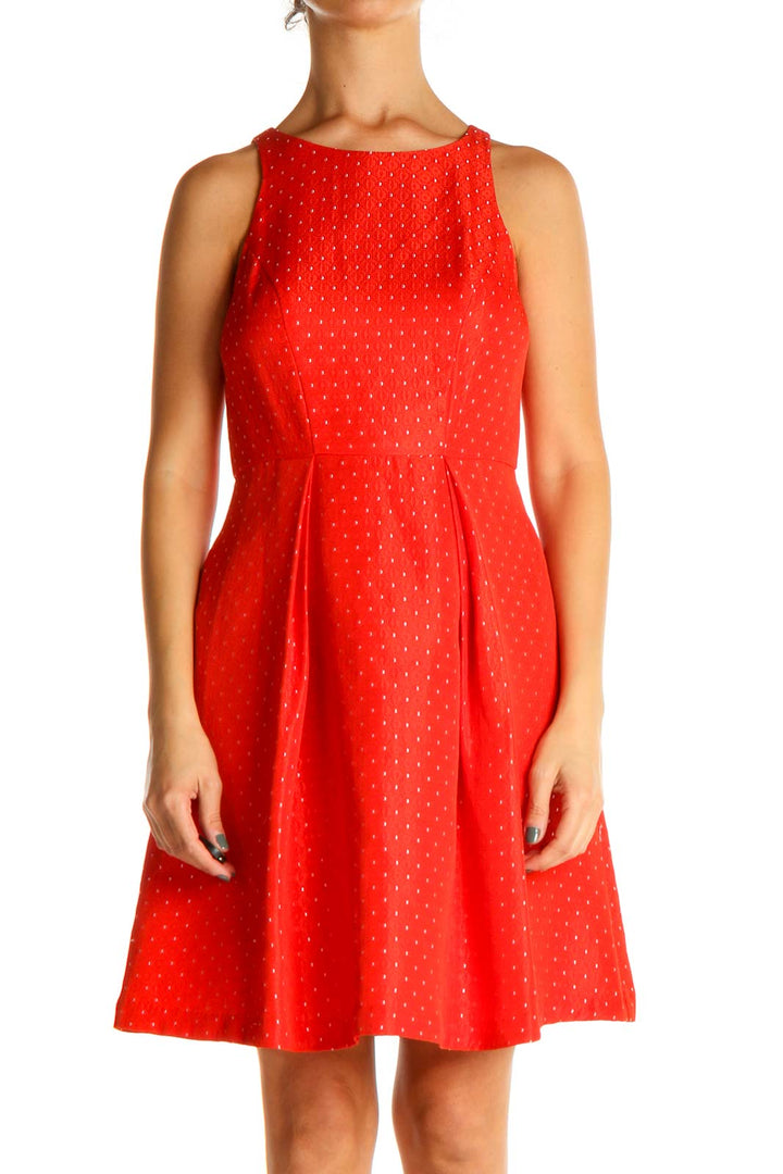 Red Day Fit & Flare Dress