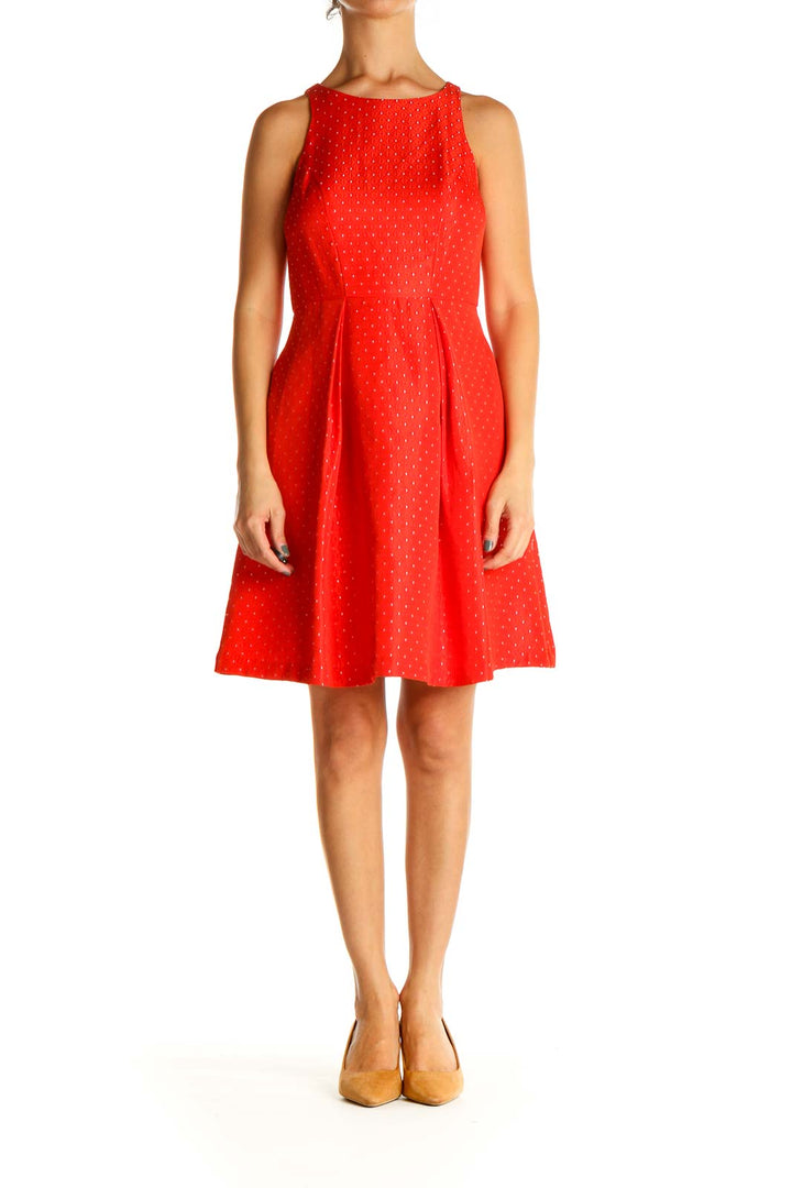 Red Day Fit & Flare Dress