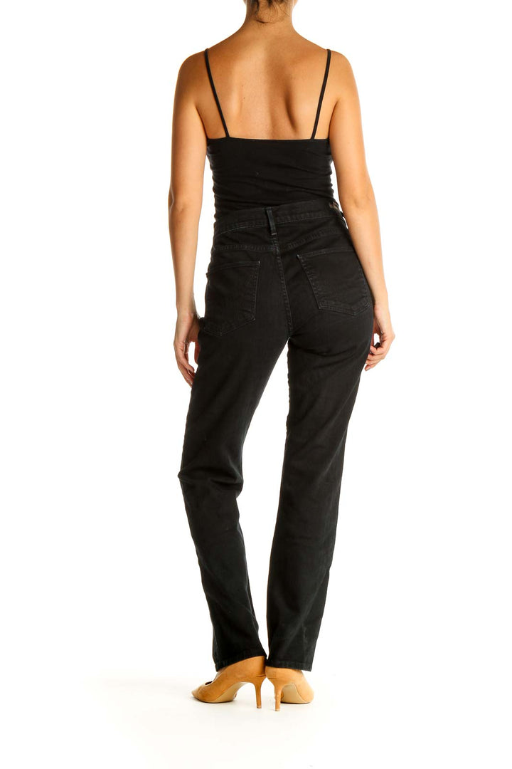 Black Straight Leg Jeans