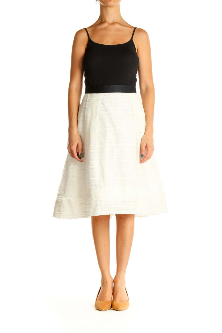 White Brunch A-Line Skirt