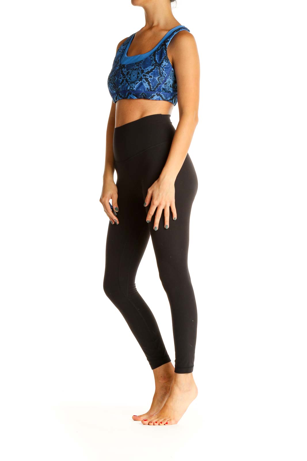 Blue Activewear Top