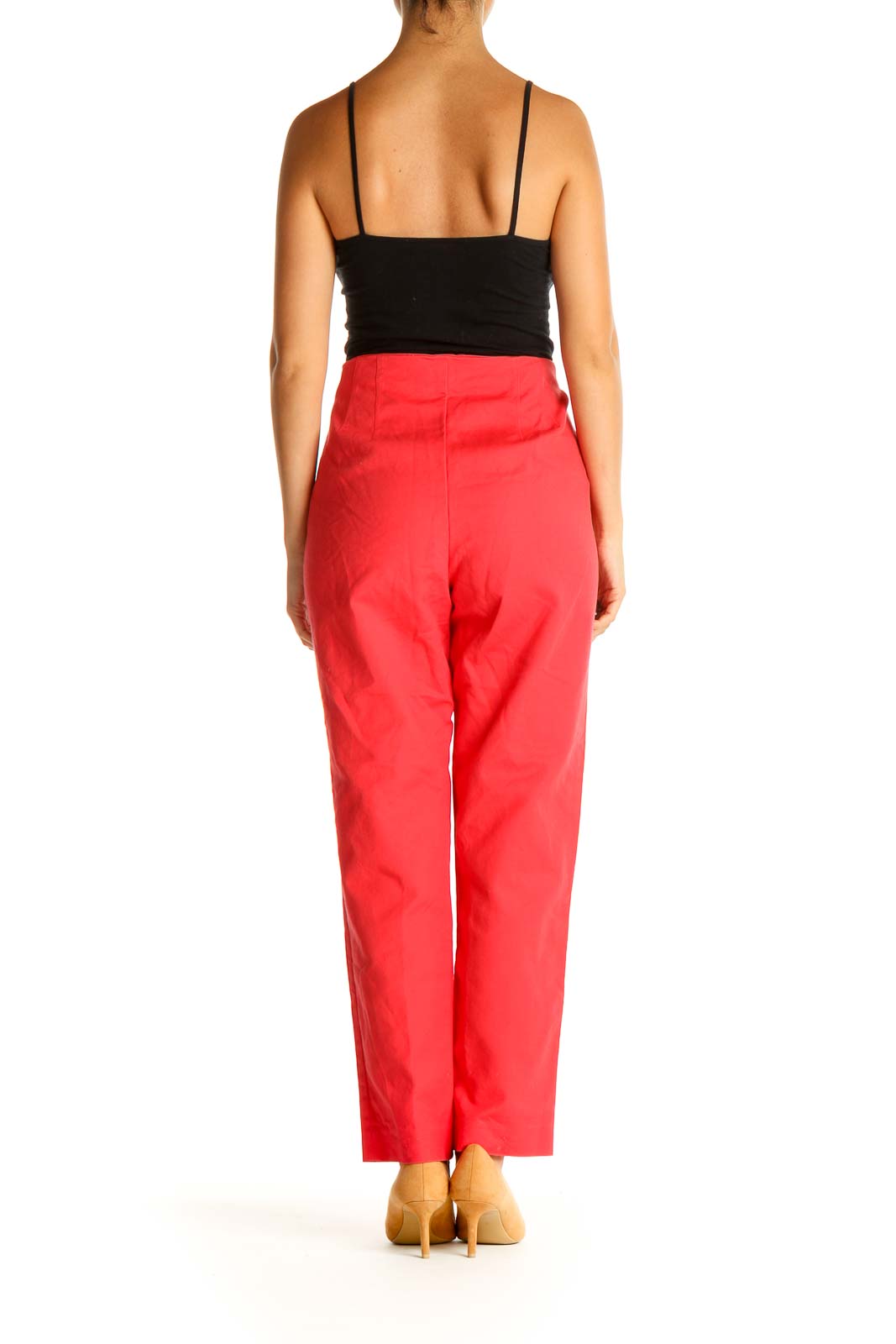 Red Classic Trousers