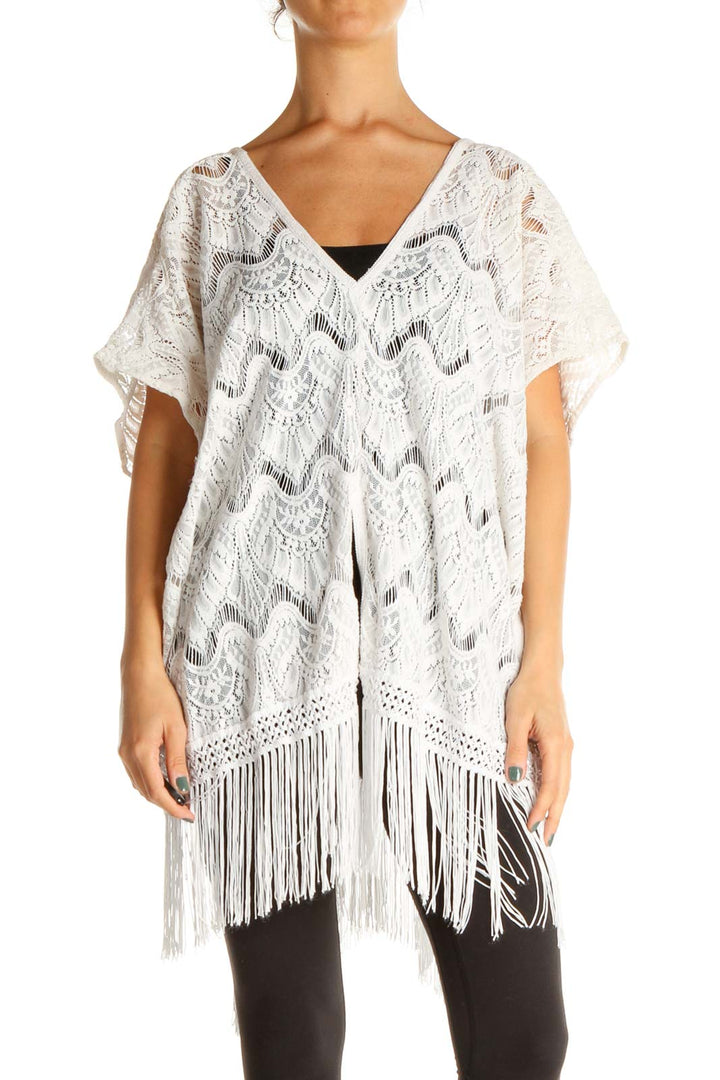 White Bohemian Swim Cover-up