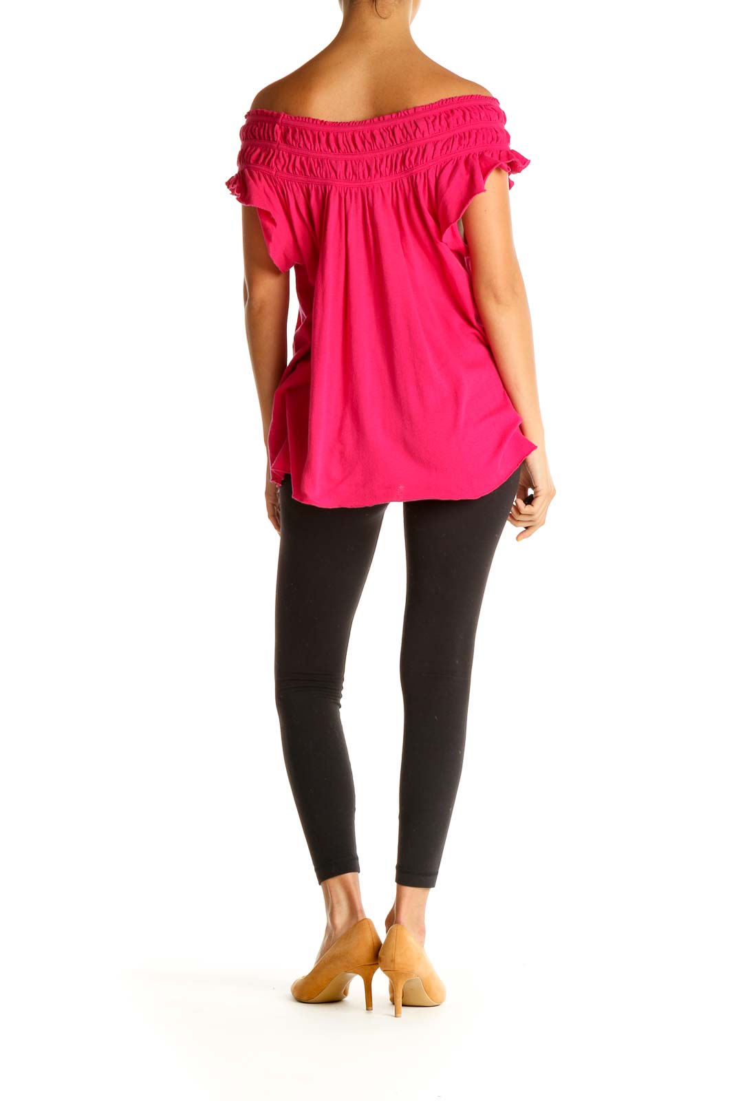 Pink Solid Brunch Blouse