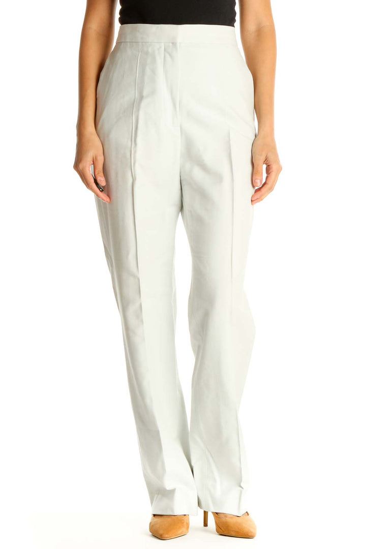 White Classic Trousers