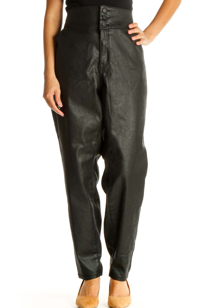 Gray Solid All Day Wear Trousers