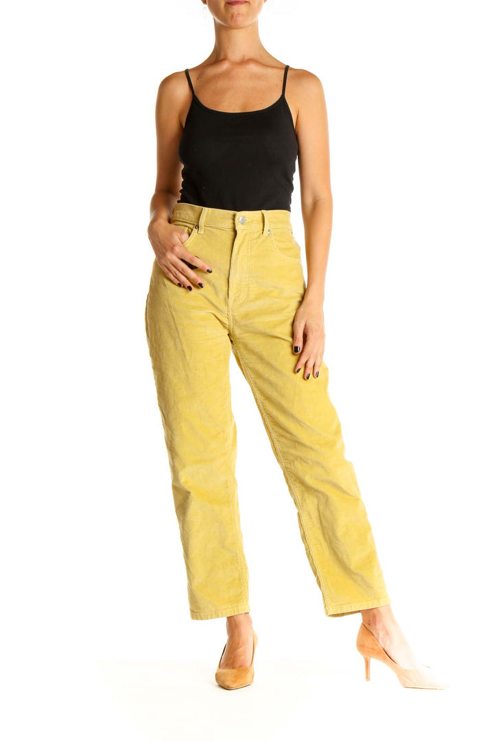 Yellow Brunch Pants