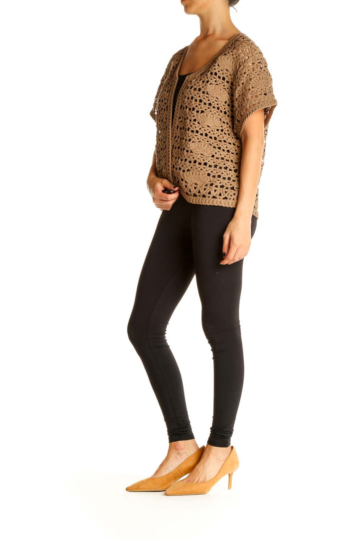 Beige Lace All Day Wear Blouse