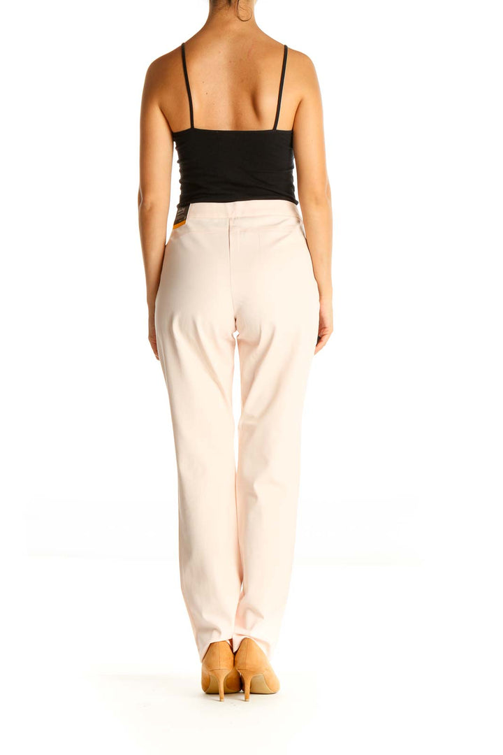 Pink Casual Trousers