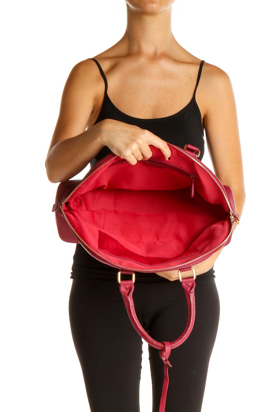 Red Satchel Bag