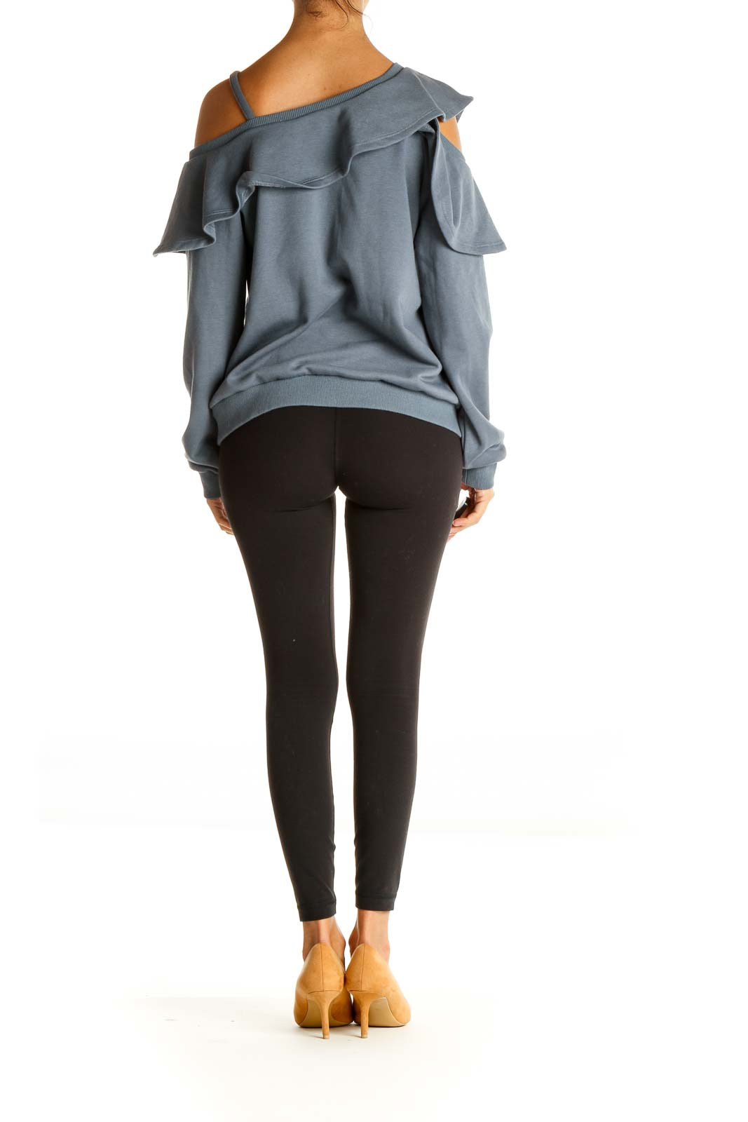 Gray Solid All Day Wear Sweater