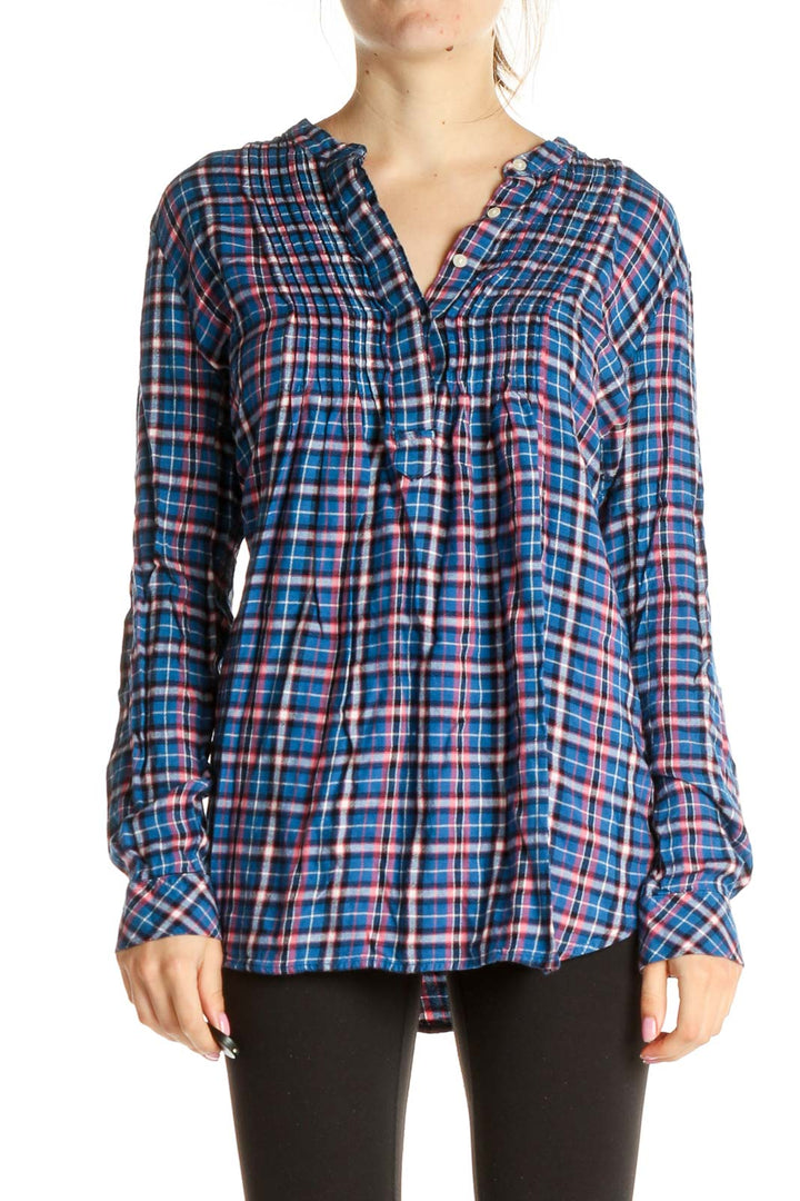 Blue Checkered All Day Wear Shirt