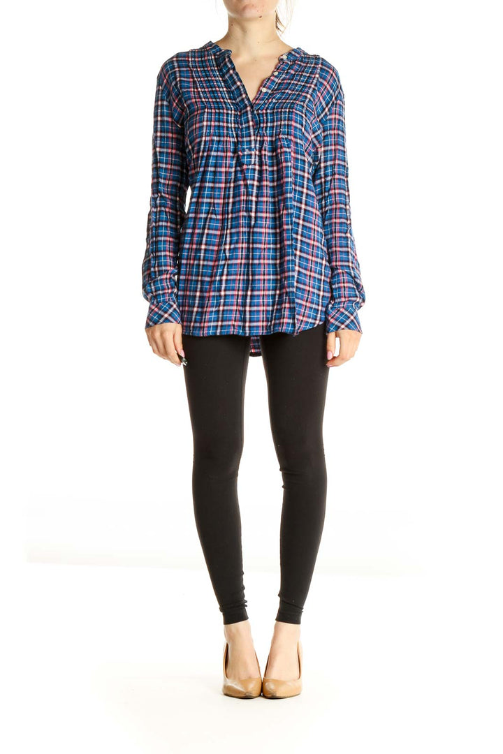 Blue Checkered All Day Wear Shirt