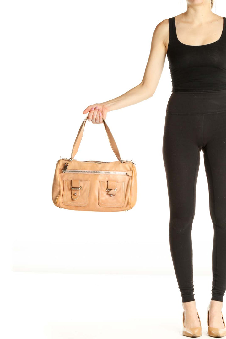 Beige Shoulder Bag