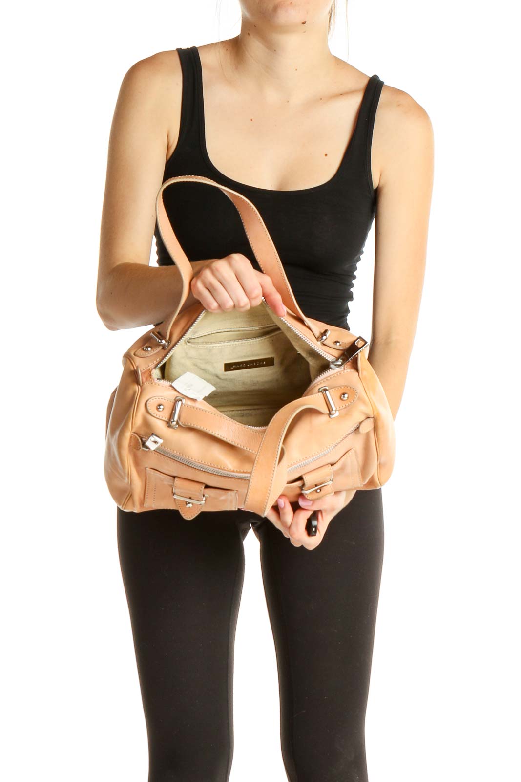 Beige Shoulder Bag