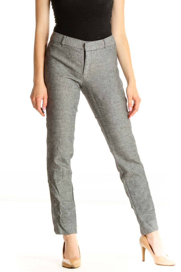 Gray All Day Wear Trousers