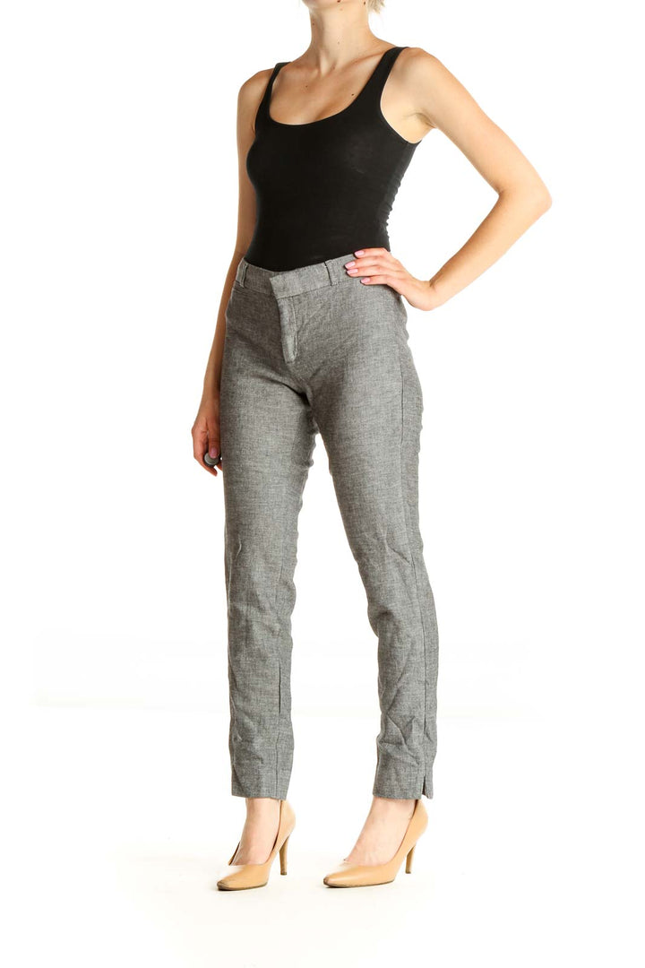 Gray All Day Wear Trousers