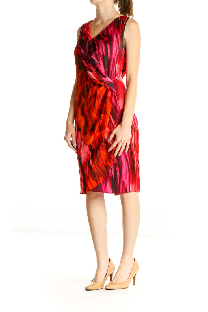 Red Day Sheath Dress