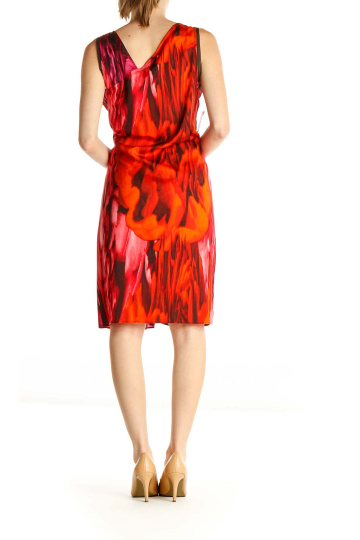 Red Day Sheath Dress