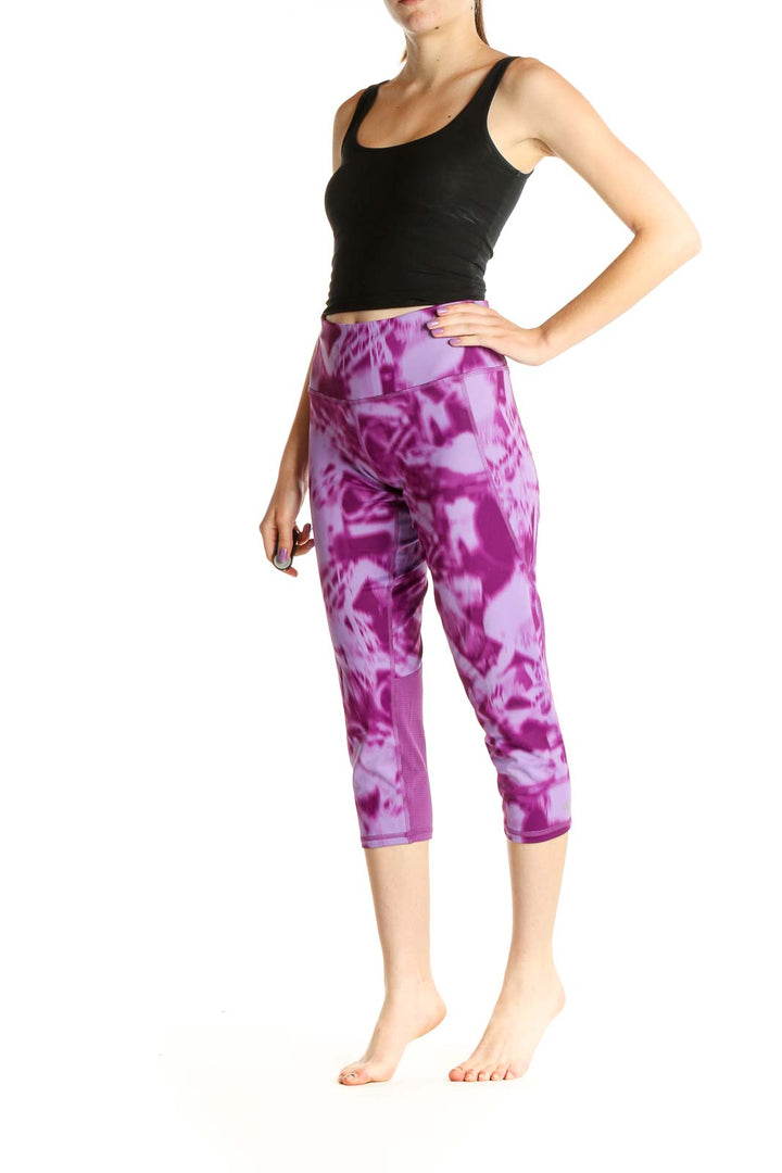 Pink Tie And Dye Activewear Leggings