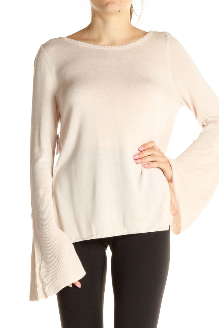 Pink Solid Brunch Sweater