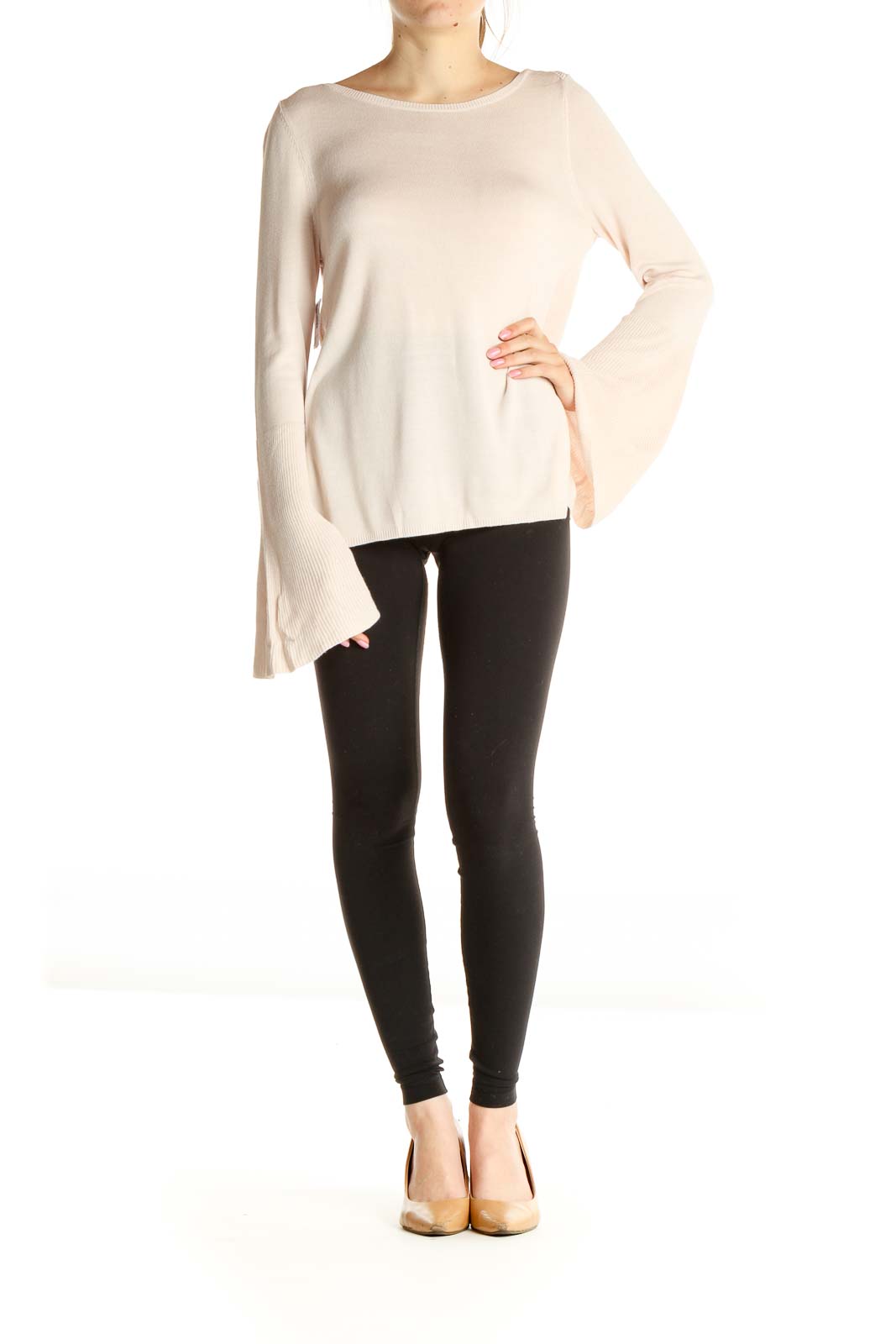 Pink Solid Brunch Sweater