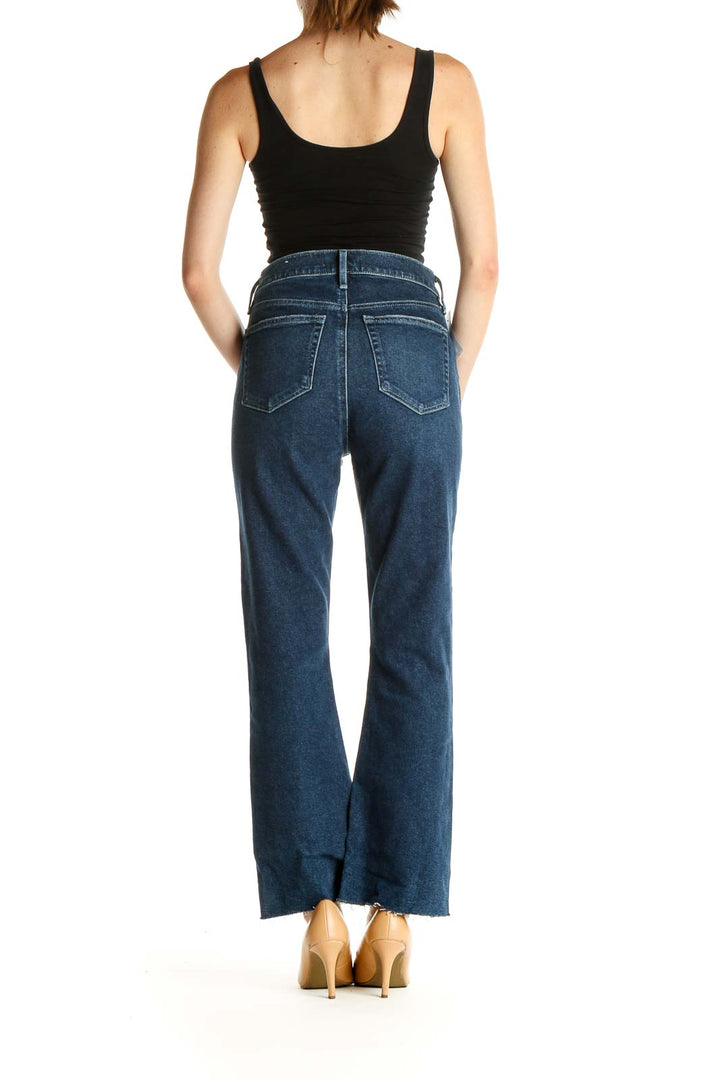 Blue Bootcut Jeans