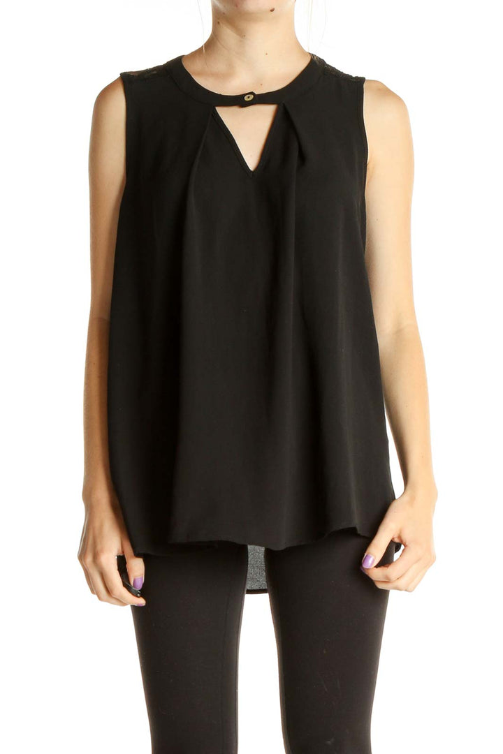 Black Solid Blouse