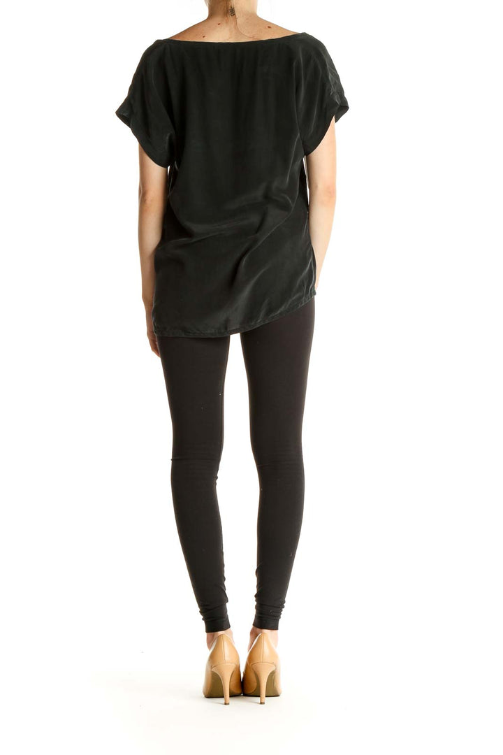 Black Solid T-Shirt