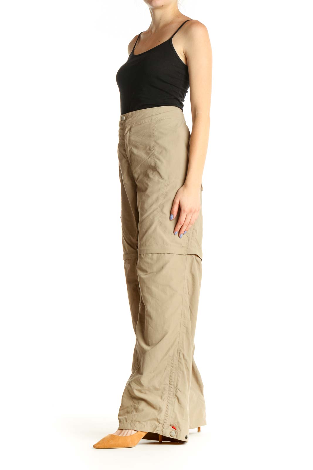 Beige Classic Cargos Pants