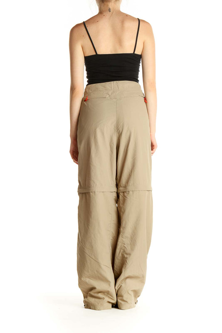 Beige Classic Cargos Pants