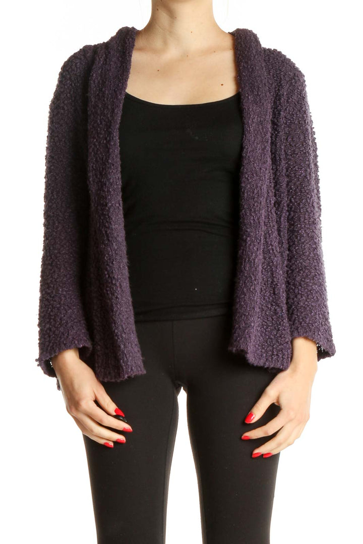 Purple Cardigan