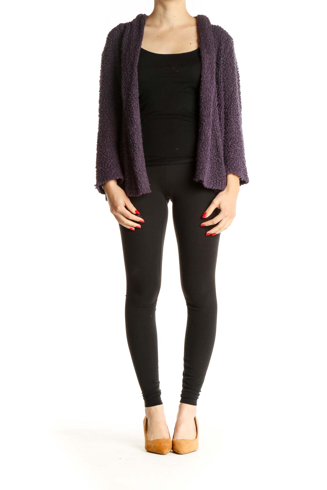 Purple Cardigan