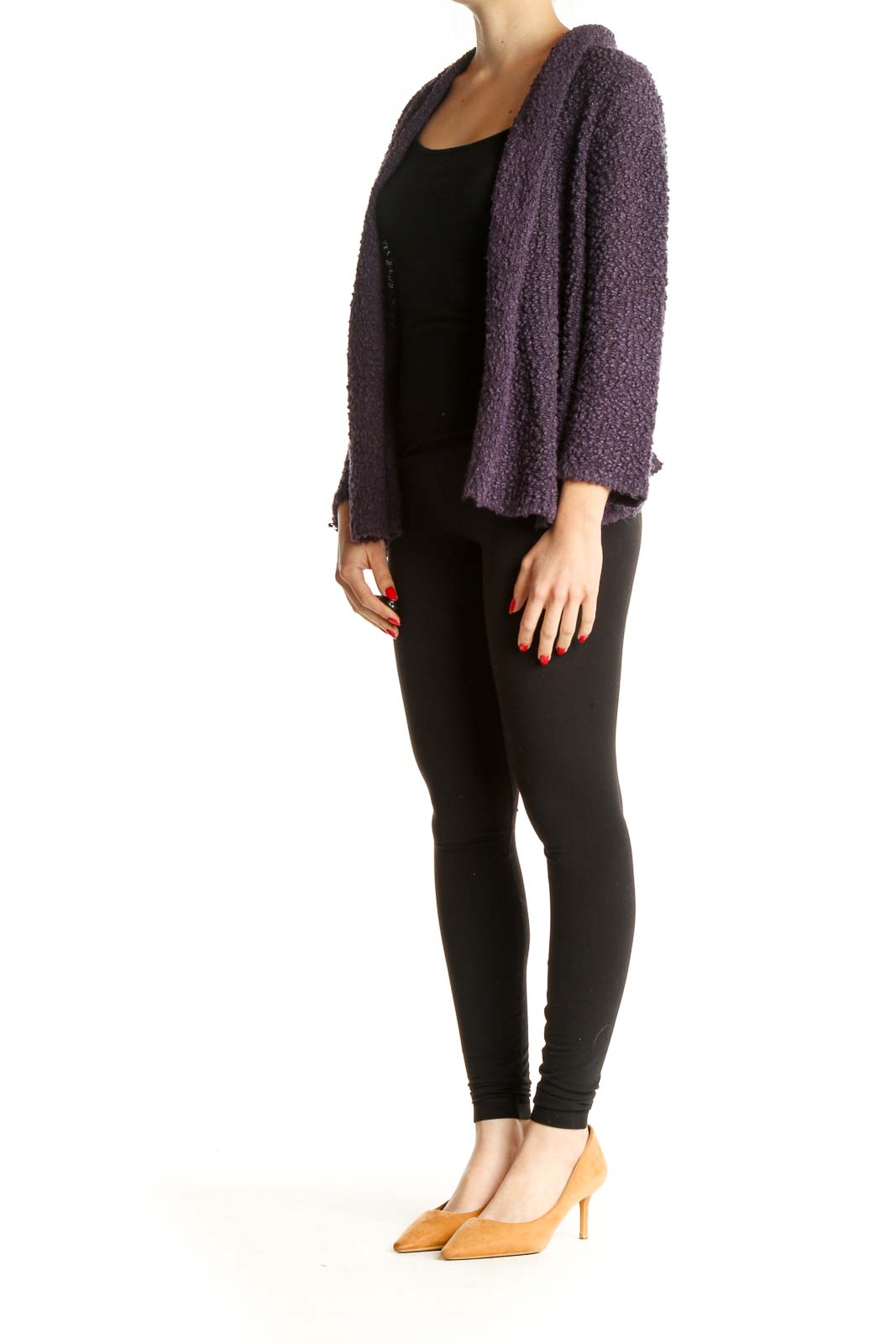 Purple Cardigan