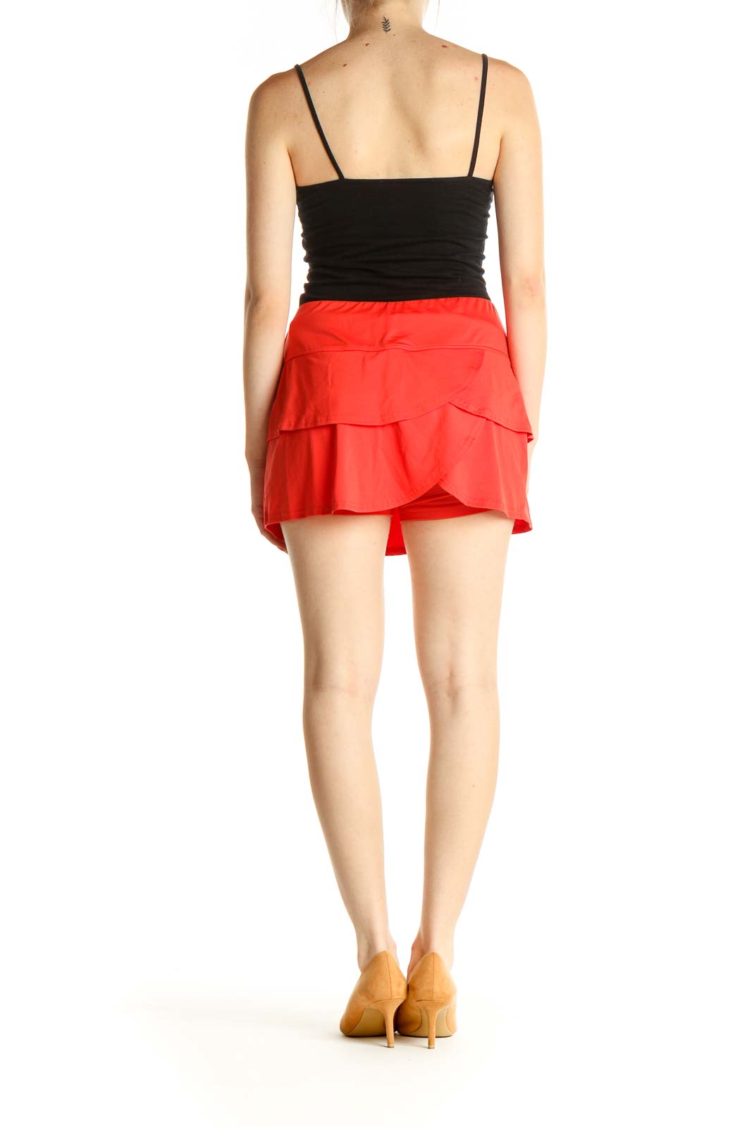 Red Activewear Skirt