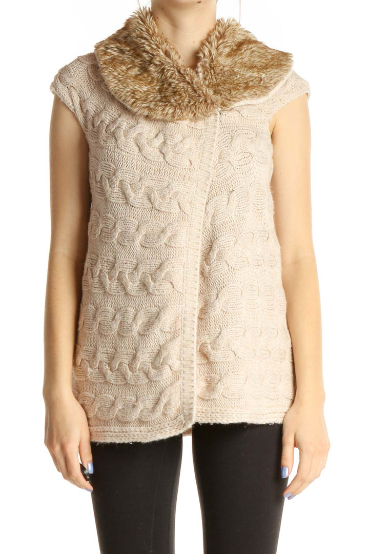 Beige All Day Wear Vest