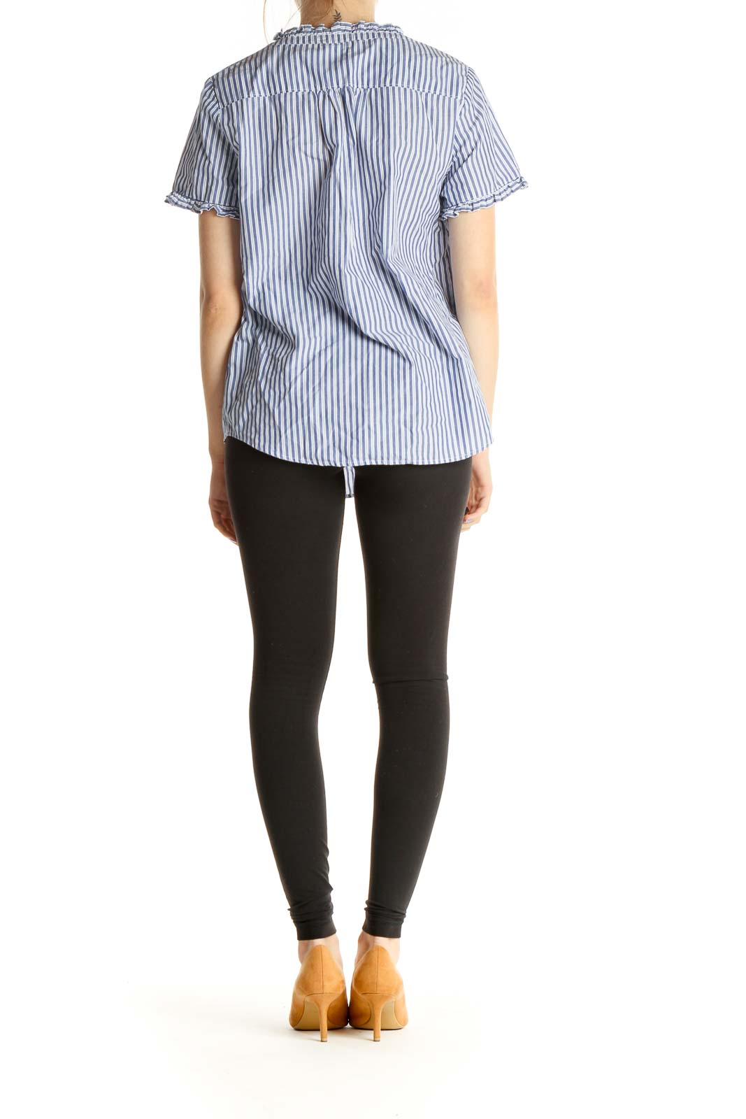 Blue Striped Brunch Shirt