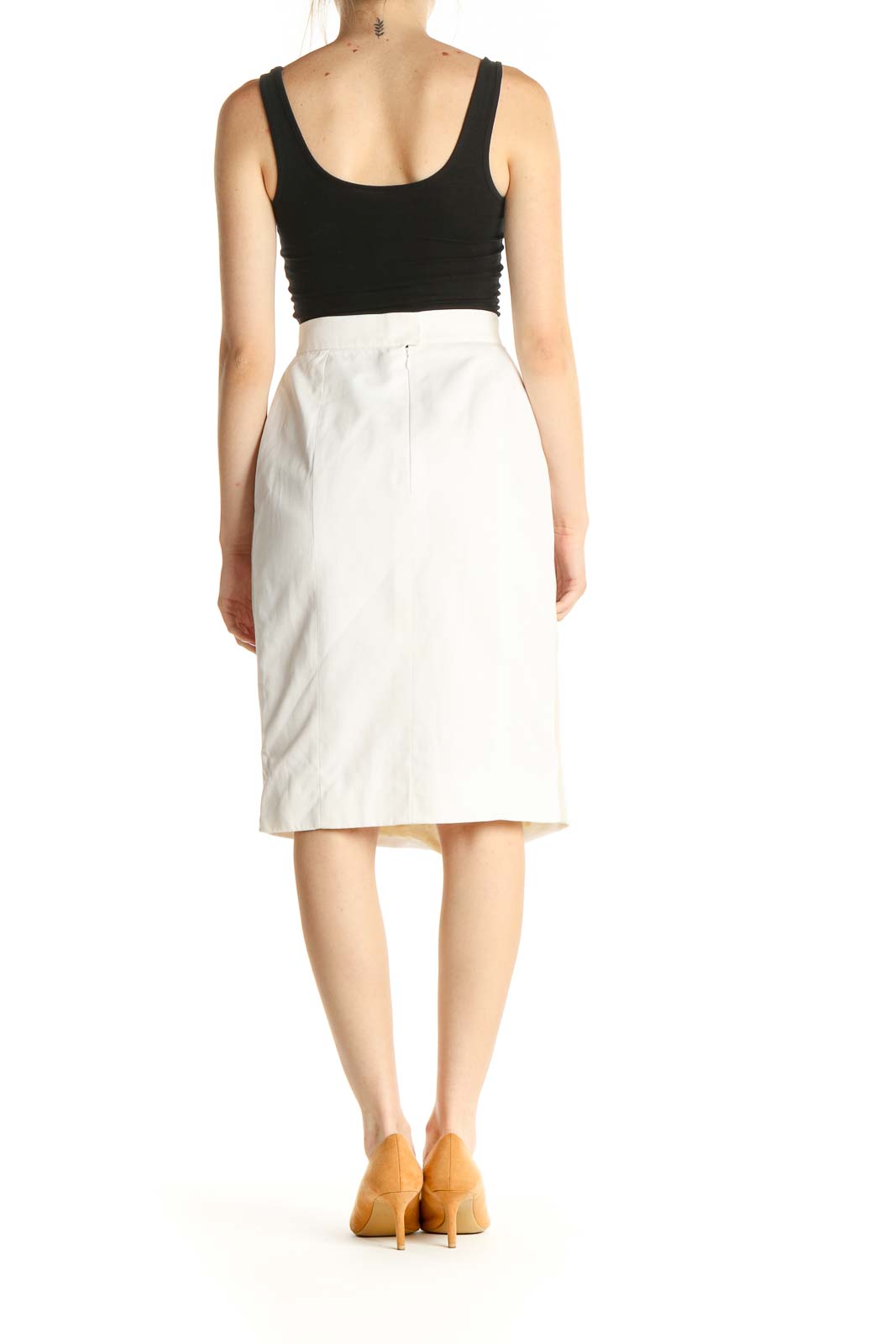 White Brunch Pencil Skirt