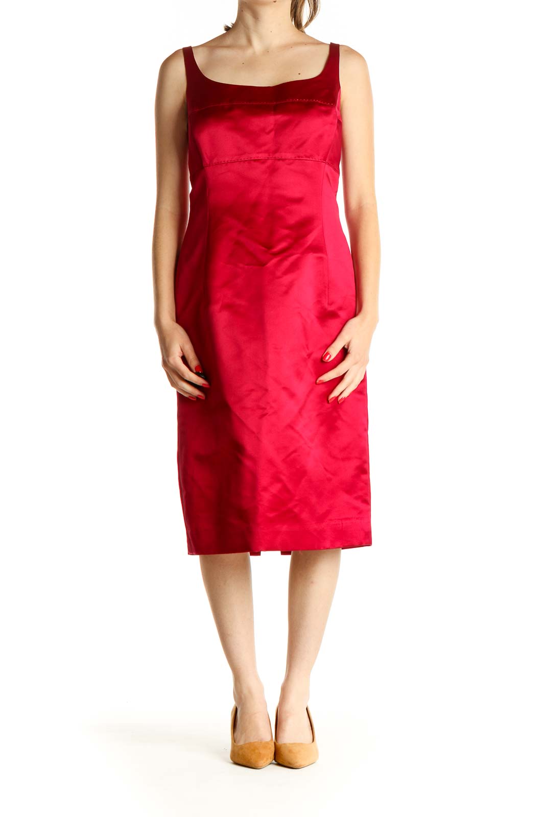 Red Sheath Dress