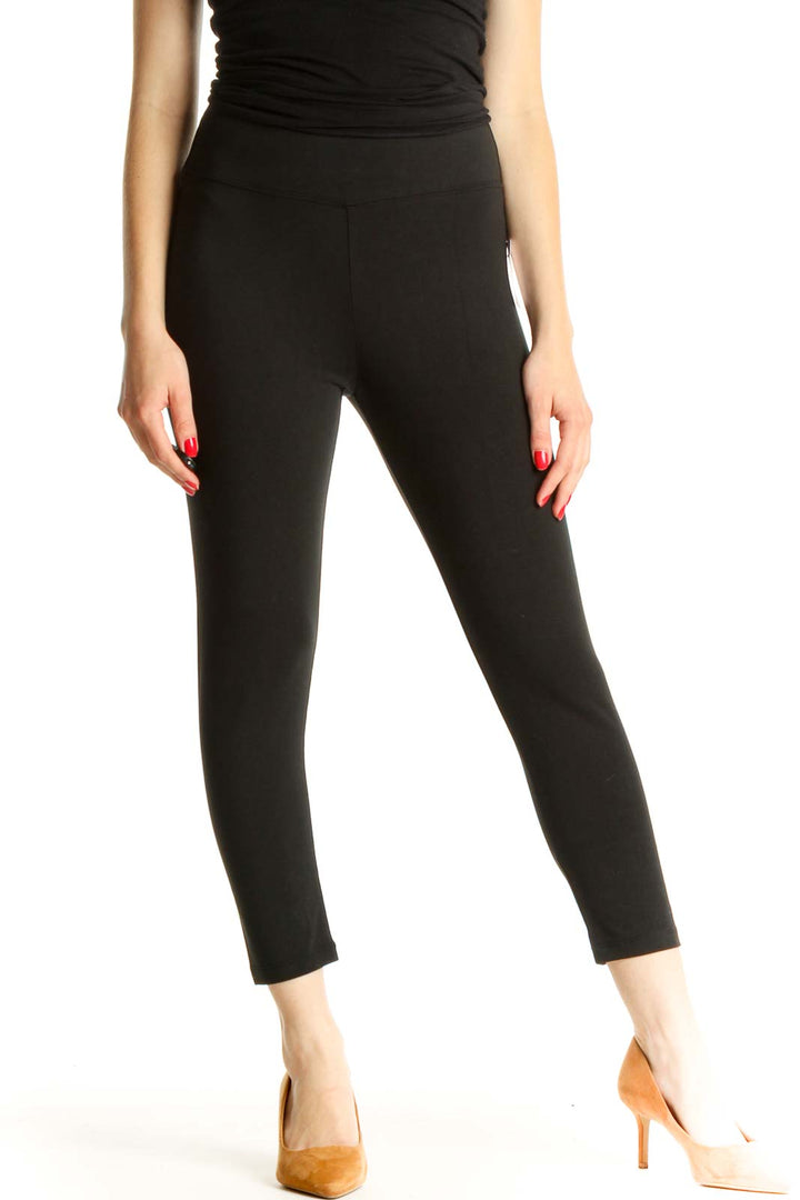 Black Casual Leggings