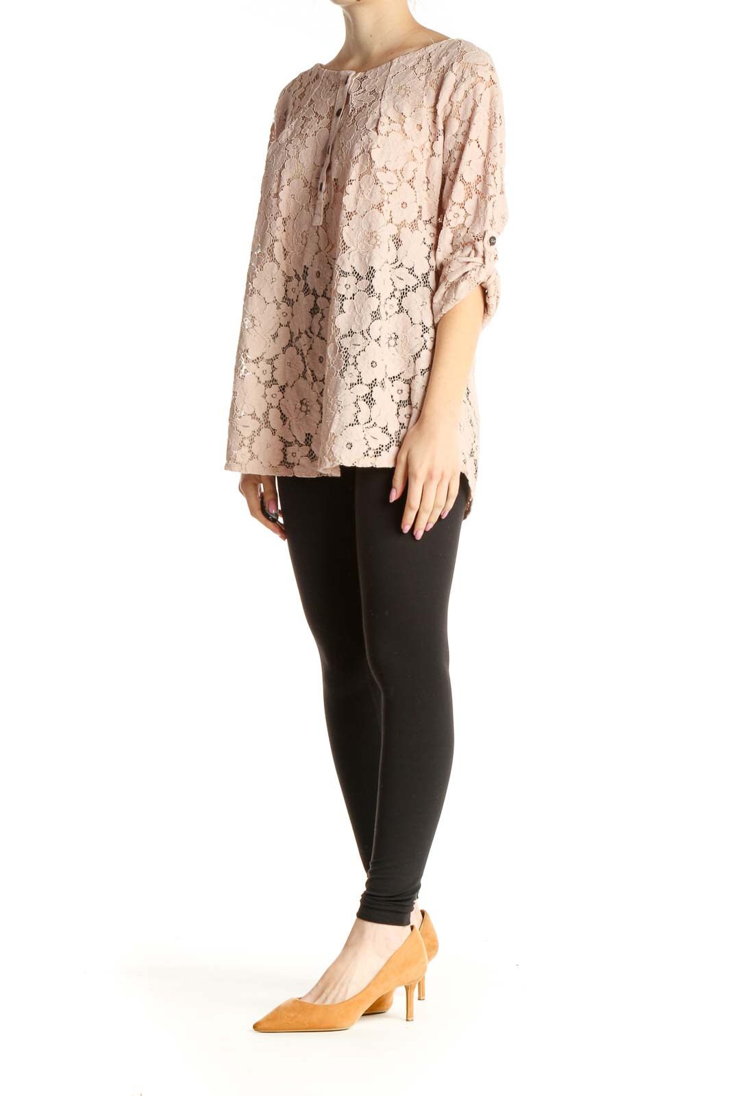 Pink Lace Blouse