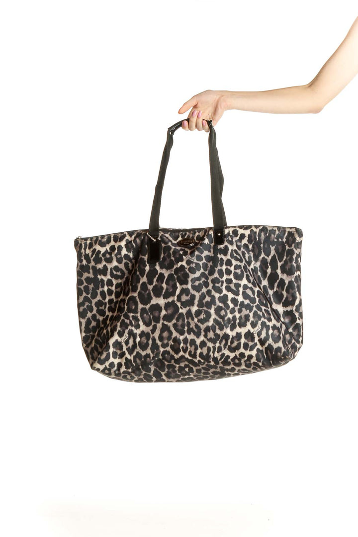 Black Cheetah Print Tote Bag