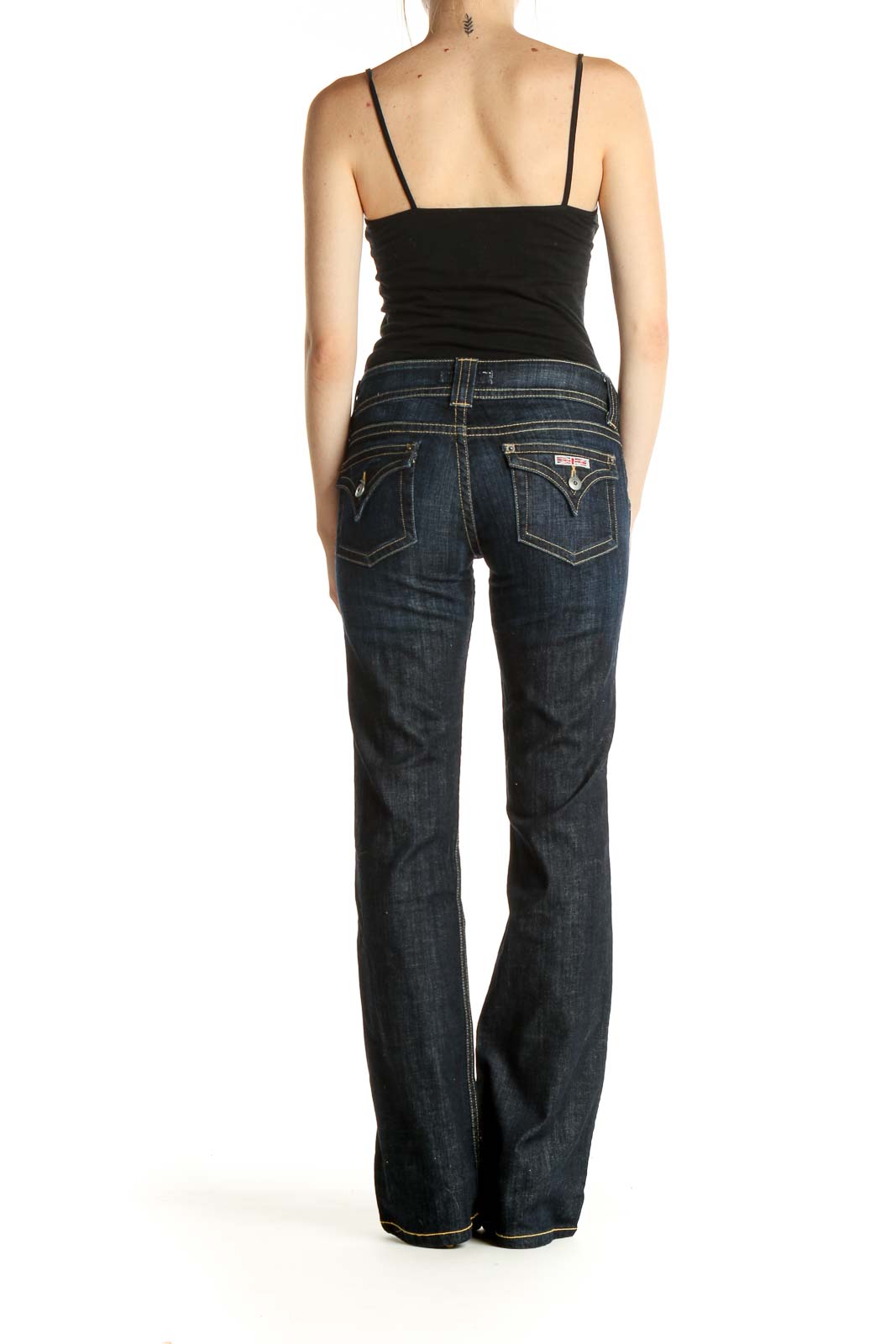 Blue Wide Leg Jeans